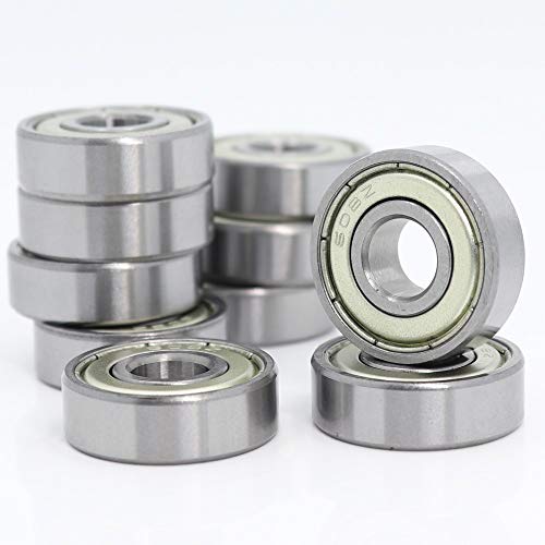 Donepart 608ZZ Bearings, Skateboard Bearing C3 High Speed, 8mmx22mmx7mm Bearings for Skateboards, Electric Motor, Wheels, Scooters, Longboard, 3D Printer, Spinners (10 Pack) - Image 2
