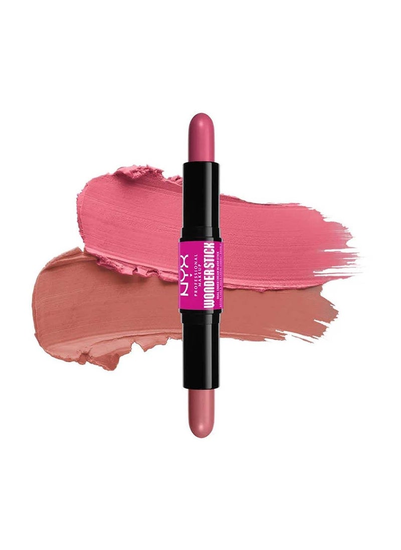NYX PROFESSIONAL MAKEUP WONDER STK CRM BLUSH LT PEACH N BABY PINK  - Image 2