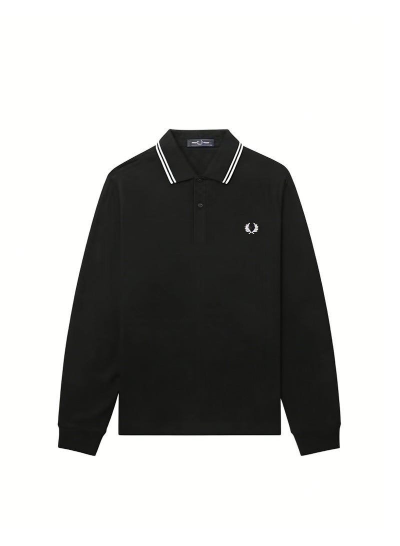 FRED PERRY Essential Logo Printed Polo Shirt - Image 1