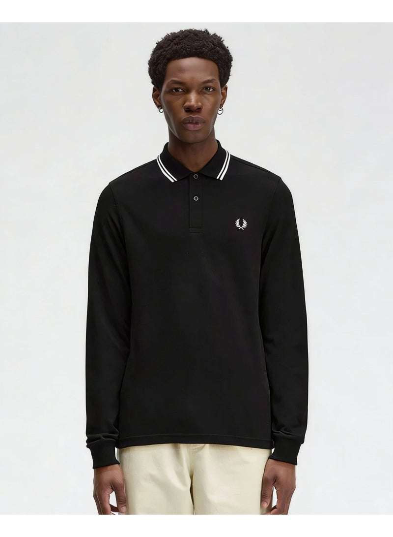 FRED PERRY Essential Logo Printed Polo Shirt - Image 2