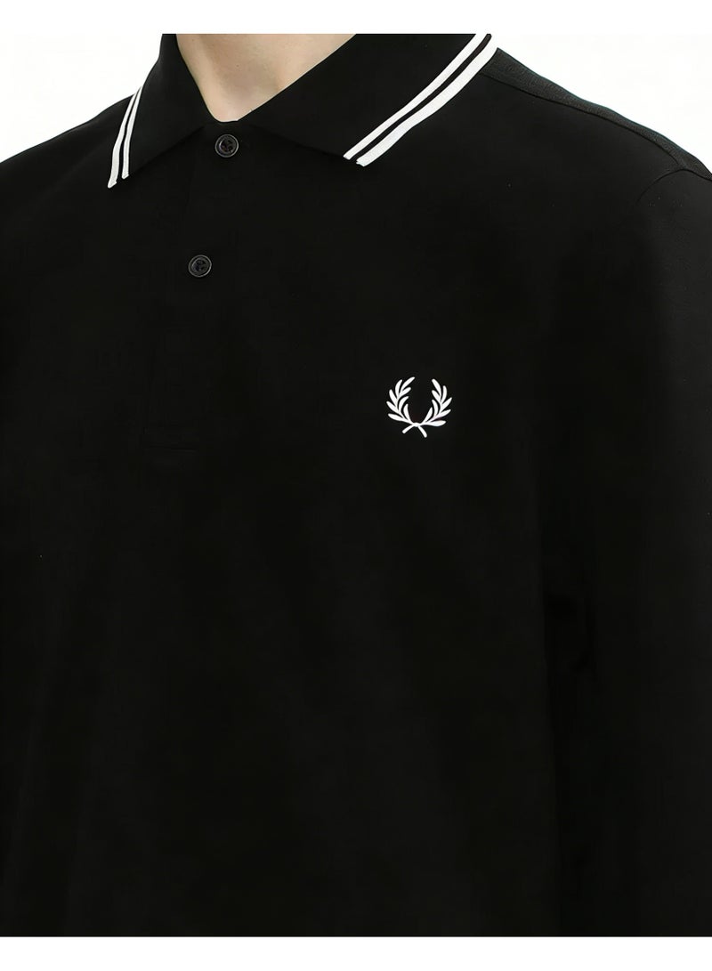 FRED PERRY Essential Logo Printed Polo Shirt - Image 4