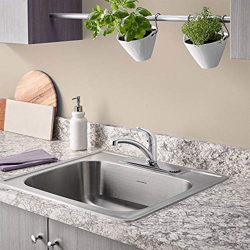 American Standard 7074000.002 Colony Pro Single-Handle Kitchen Faucet with Deckplate, Polished Chrome - Image 4