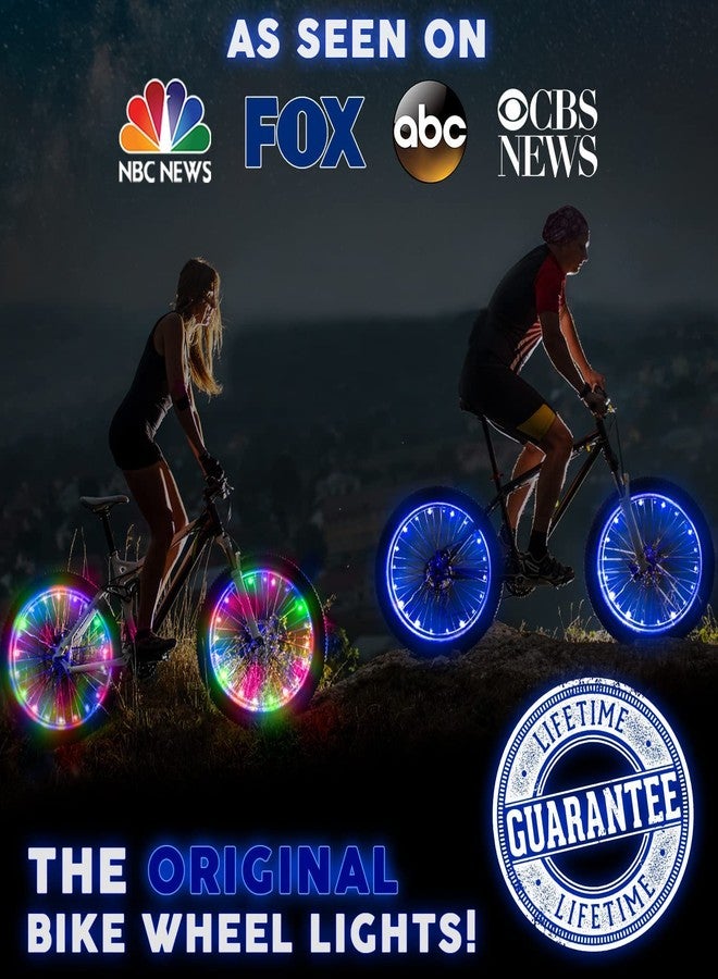 Activ Life Bike Lights for Night Riding (2 Wheel) Bicycle Lights Front and Rear Mens Bicycle Accessories Gifts for Men Who Have Everything Christmas Stocking Stuffers 5 6 7 8 9 10 11 12 Year Old Boys Girls Kids - Image 3