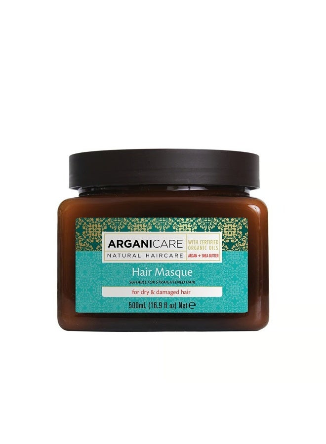 Arganicare Argan & Shea Butter Hair Masque for Dry & Damaged Hair 500ml - Image 1