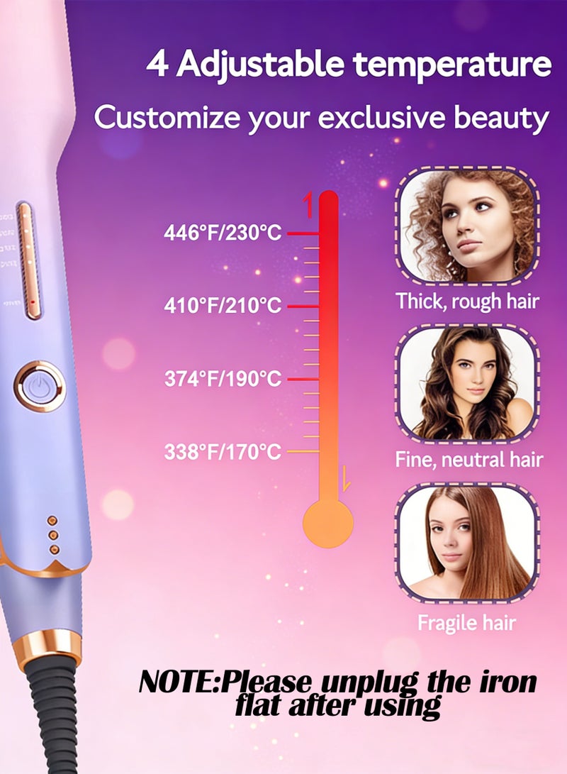 CubeG Professional Hair Straightener  | Hair Straightener and Curler 2 in 1  for with 10s Fast Heating,Suitable for All Personal Professional Salon Hairstyles, Gift for Girls Women - Image 5