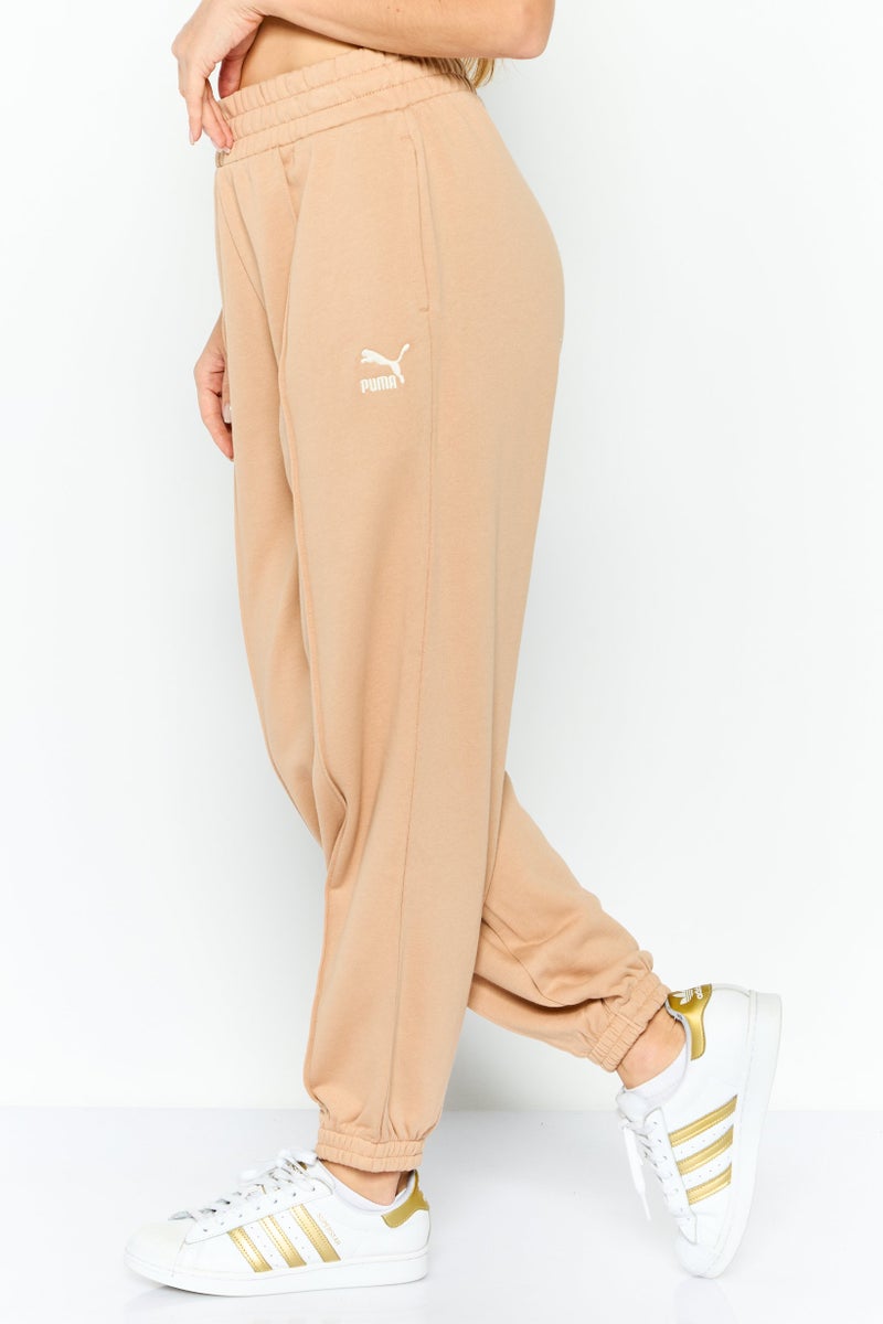 PUMA Women Sportswear Fit Training Sweatpants, Dusty Tan  - Image 4