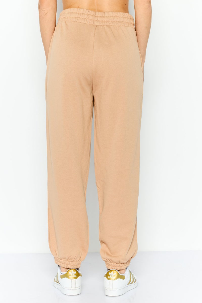 PUMA Women Sportswear Fit Training Sweatpants, Dusty Tan  - Image 2