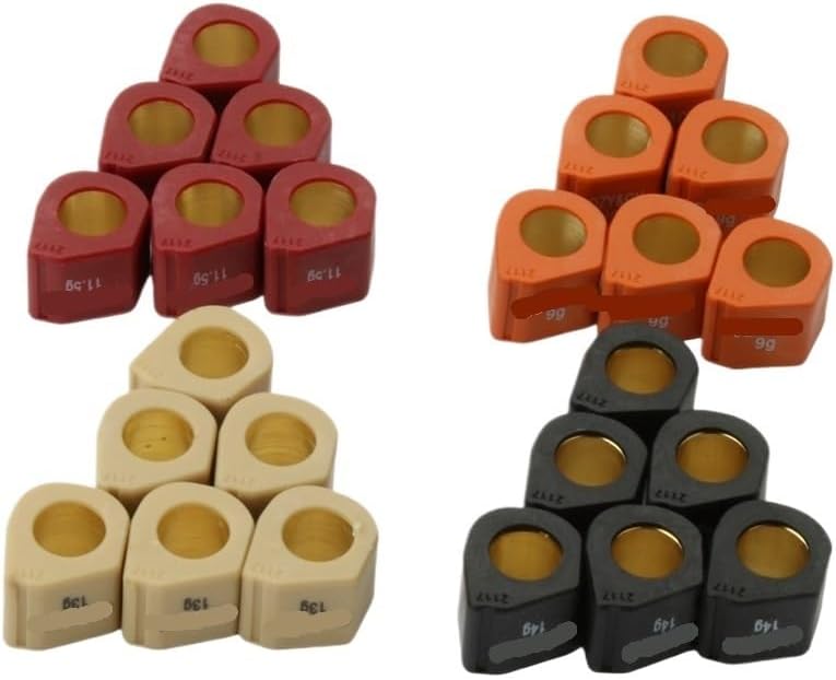 أوزان بكرات تغيير سرعة لسباقات الدراجات النارية 21x17mm 9g 11.5g 13g مناسبة للطرازات 125 200 250 300ie 250ie 200cc (21x17mm 11.5g) - Image 2