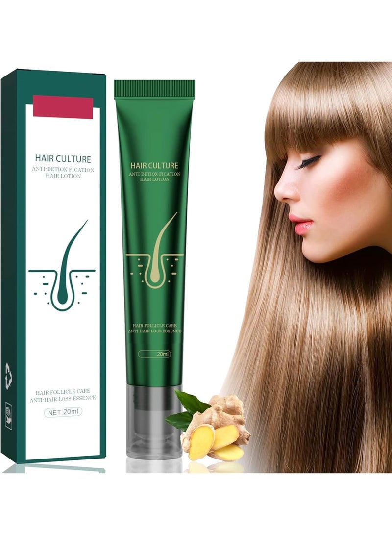 KASTWAVE Ginger Hair Oils, Pure Organic Ginger Hair Growth Serum, Moisturize,  Repair Thin Root, Restore Follicles Essence, Suitable for Hair Growth, Dry Damaged Hair, Hair Loss Scalp Treatment  - Image 1