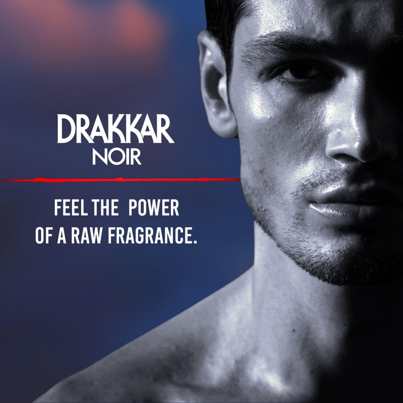 Guy Laroche Drakkar Noir By Guy Laroche, Iconic Designer Fragrance, Intense & Powerful Eau de Toilette, Fougere Blend & Aromatic Spices, Long Lasting Mens Cologne, Day and Evening Scent, 6.8 Fl. Oz. - Image 4