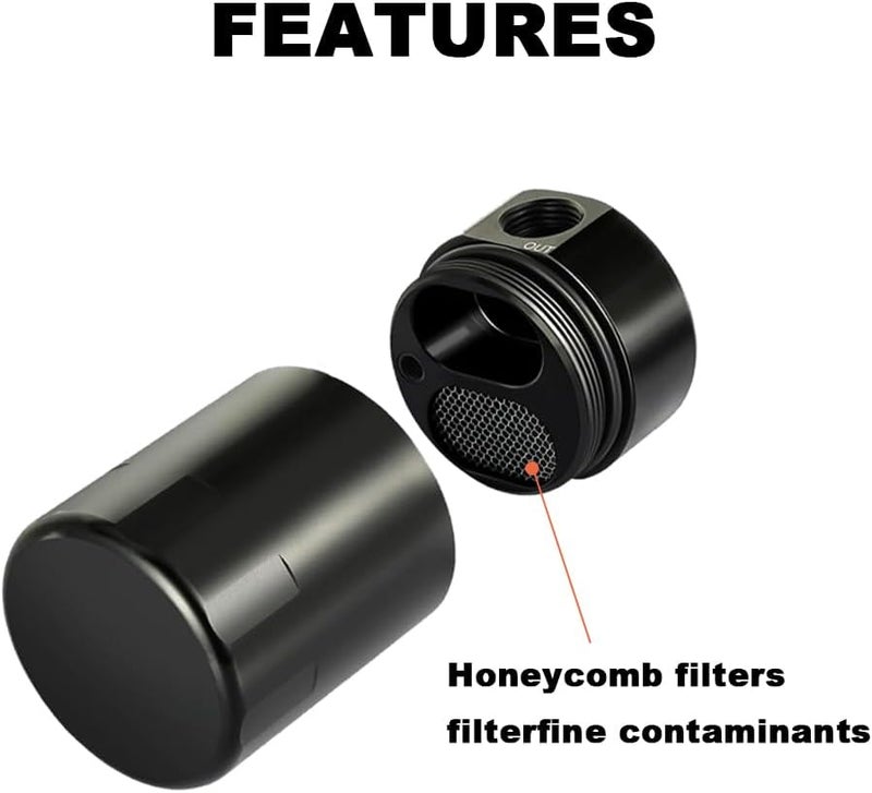 HY-SPEED Air Oil Separator Catch Can for Silverado/Sierra - Image 4