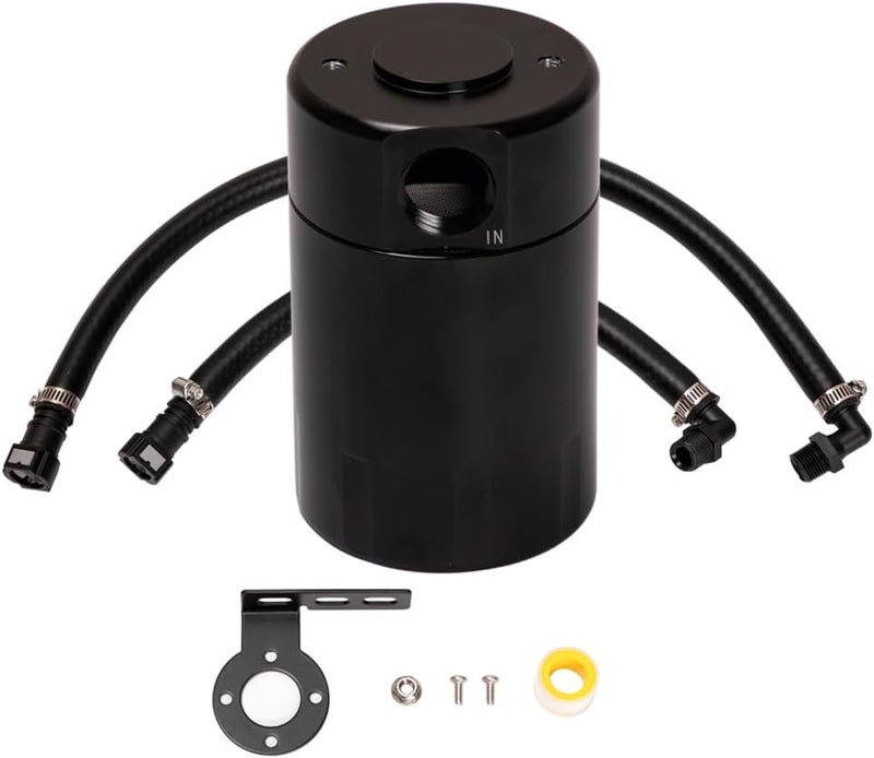 HY-SPEED Air Oil Separator Catch Can for Silverado/Sierra - Image 1