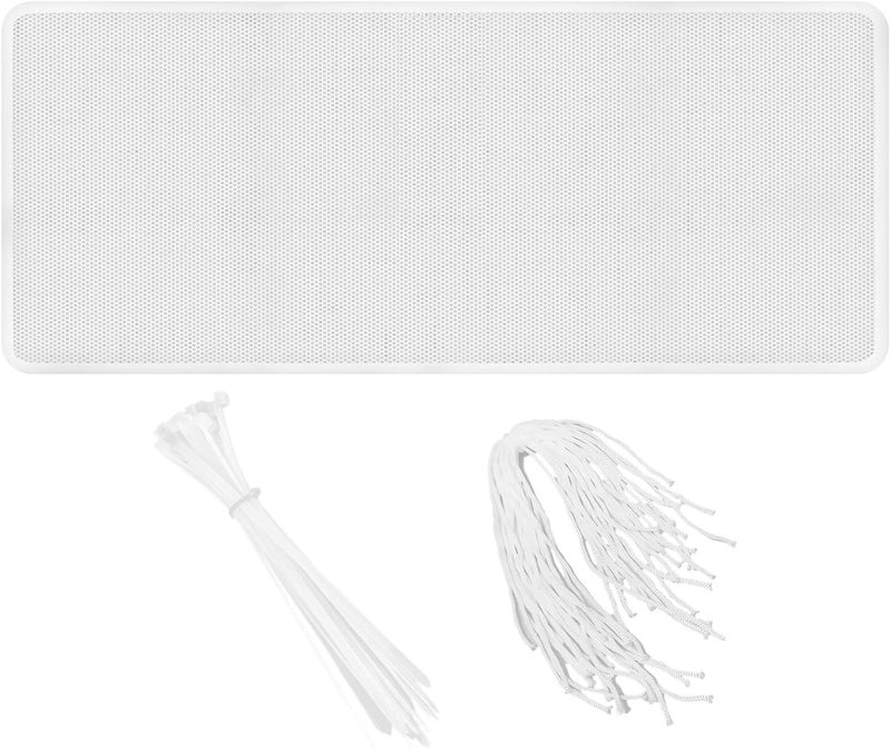 White Polyester Mesh Safety Net, 300 Cm X 78 Cm, Balcony Stair Pet Protection, Fall Prevention, Easy Install Kit - Image 3