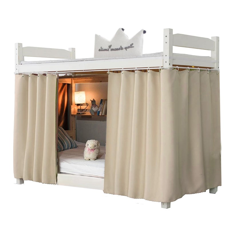 Dorm Home Bunk Nets Bed Curtains Cloth Bed Canopy Blackout College Students Shading Nets Breathable Single Sleeper