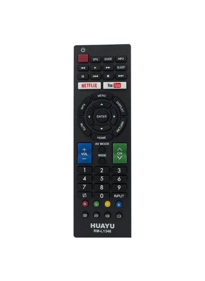 SNW - RM-L1346 Sharp TV Replacement Remote - Works with Most Sharp LED, LCD, Plasma TVs - Image 1