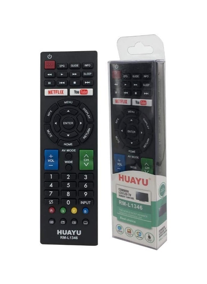SNW - RM-L1346 Sharp TV Replacement Remote - Works with Most Sharp LED, LCD, Plasma TVs - Image 1