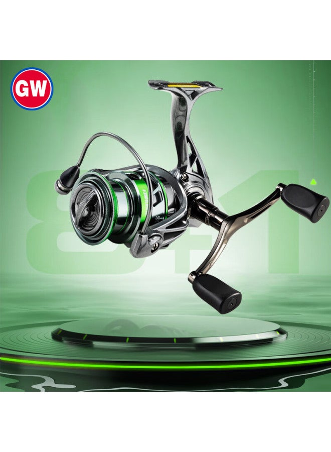 Gw Double Rocker Arm Haohai Fishing Reel, 2500 Model, Micro Line Cup, Fishing Reel Fishing, Rock Fishing, Sliding Float Reel, Fishing Tackle - Image 1