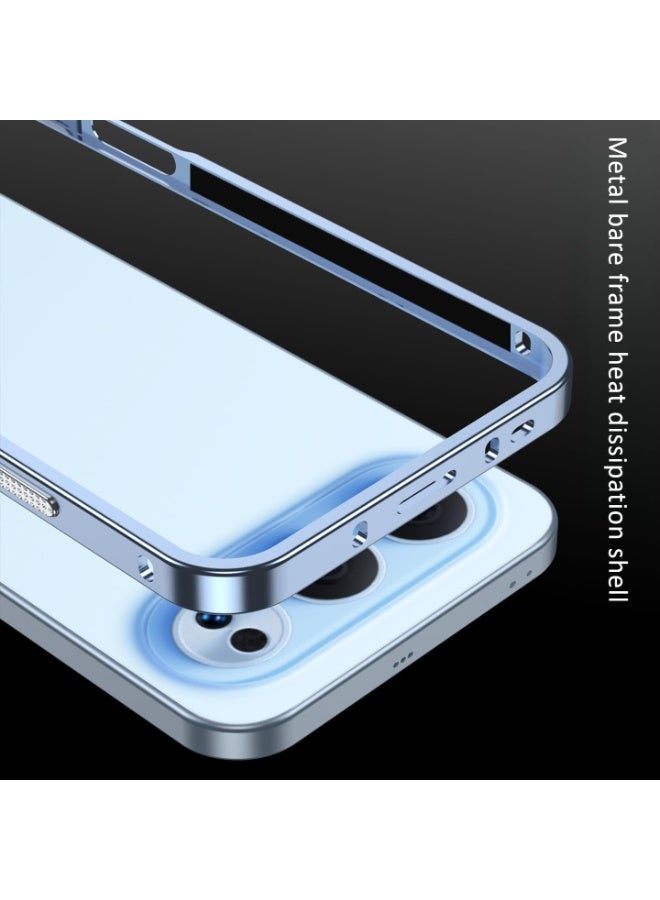 general Metal Frame Case Compatible with Honor 500 Pro 5G, Rugged PC Frame Case Ultra-Thin Heat Dissipation Lightweight Anti Drop Protective Cover for Honor 500 Pro - Image 2