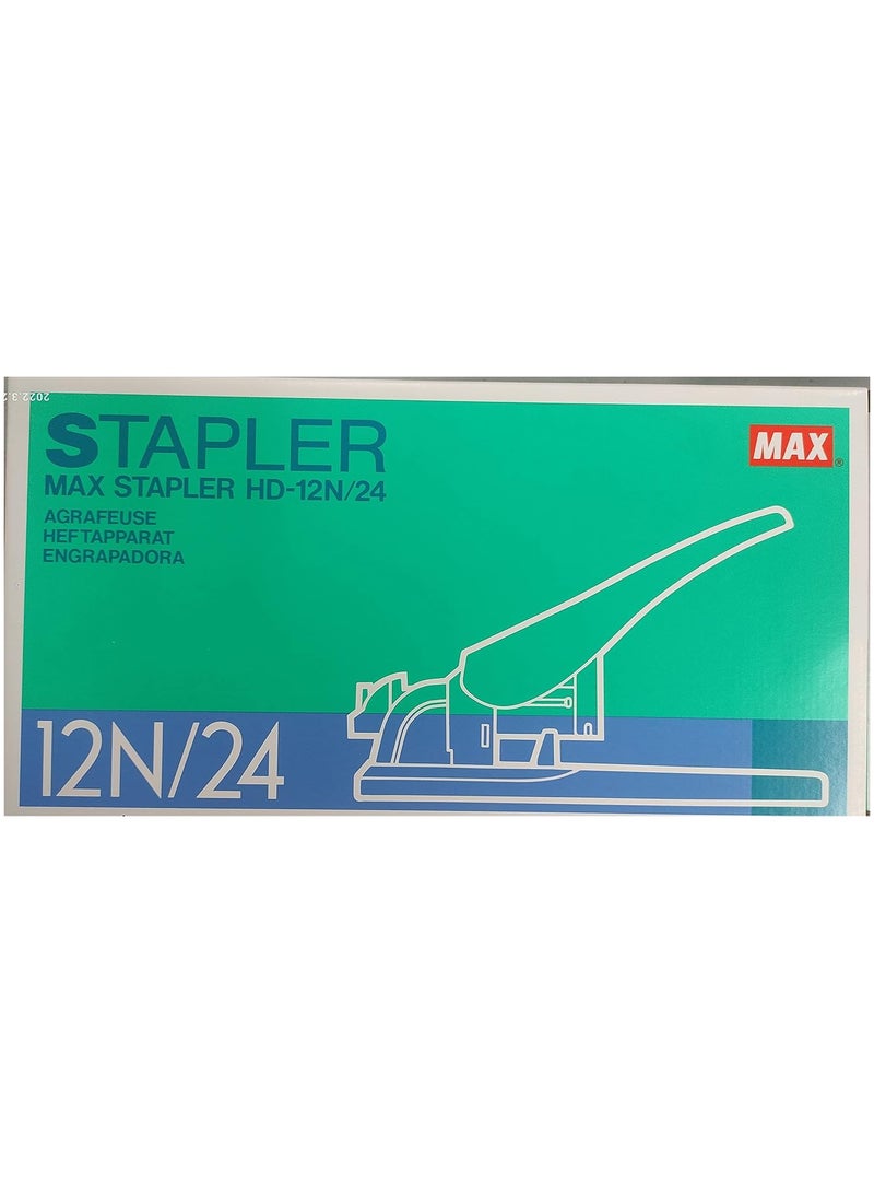 Max Max HD-12N/24 Heavy Duty Stapler | Binds 50–240 Sheets | Book Binding Stapler | Bundle with 5 Boxes of Staples (1210, 1213, 1215, 1217, 1224) – Grey/Black  - Image 4