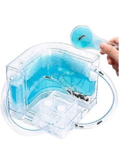 Ant Farm Castle 2.0 With Connecting Tube Ant Habitat Science Learning Kit Best Stem 2021 Educational Kids Toy Study Insect Behavior At Home & School Plant Based Blue Gel 3D Maze Ecosystem