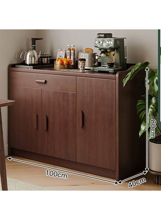 إن كي أكس خزانة مطبخ خشبية حديثة للتخزين مع أرفف لغرفة المعيشة والمطبخ - Image 2