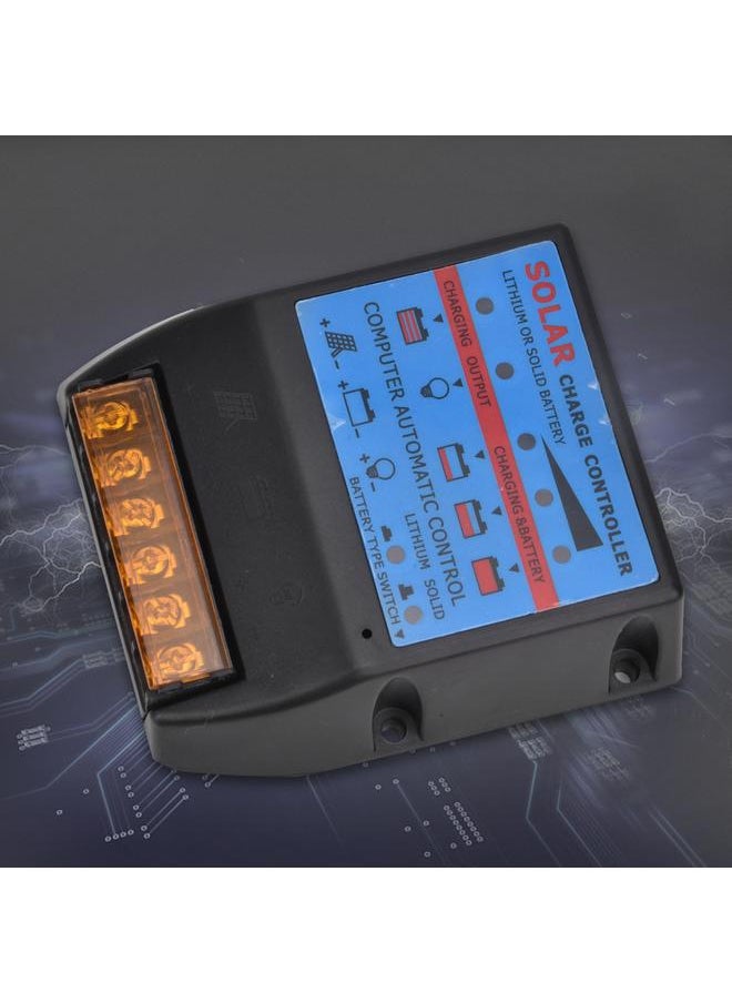 YCX-005 Solar Panel Regulator Charge Controller 12V/24V Battery Regulator Safe Protection 10A