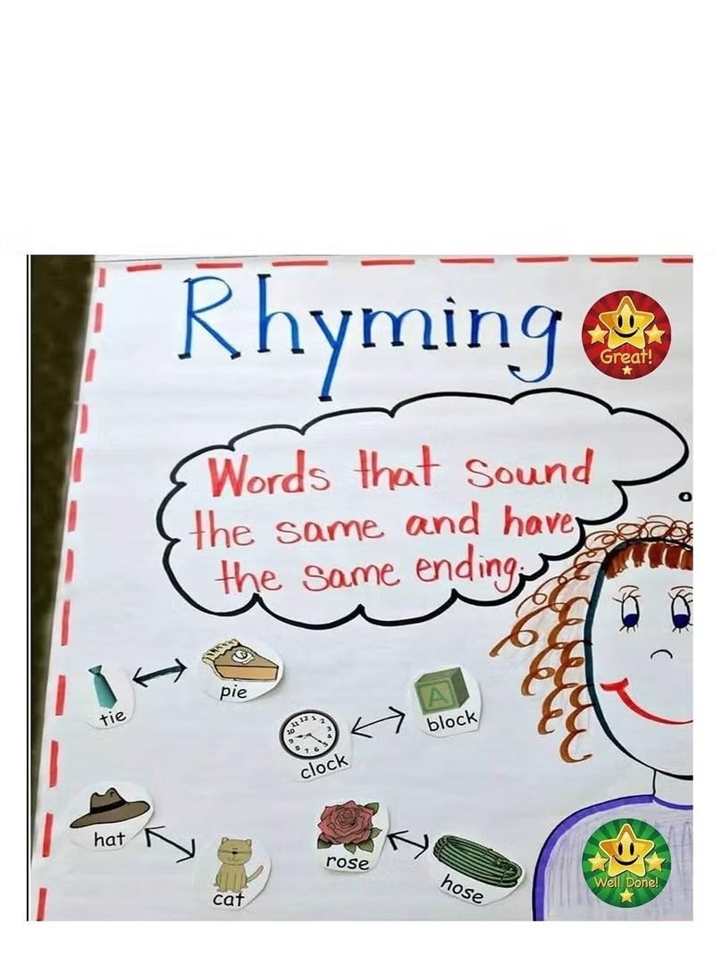 Reward Stickers for Teachers 2 rolls 1000pcs Star Roll Kids Teacher Adults Parents Classroom School Work Study Training Award Gifts，Motivational - Image 5