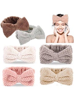 6 Pack Spa Headband Pelerine Design Bowknot Headband Elastic Yoga Makeup Headband Soft Fluffy Bowtie Hair Band Head Wrap For Washing Face Shower Sports Beauty Skincare Women Girls - pzsku/Z63AC6086F29B189B9B03Z/45/_/1659518447/3d2a24d9-901f-4530-a94e-381575659879