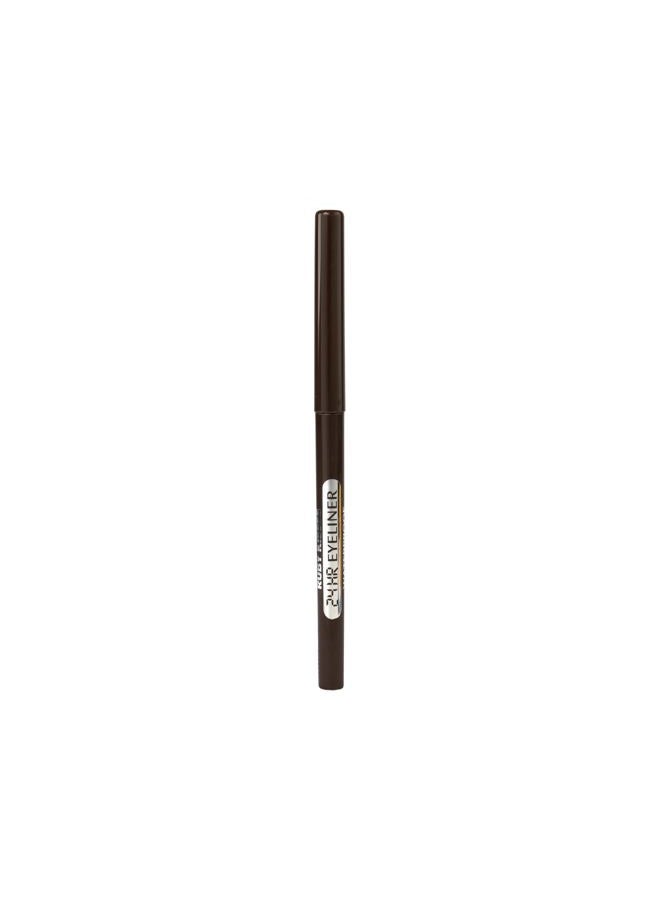 Ruby Kisses Pencil Eyeliner, Retractable Eyeliner, Waterproof, Smudge-Proof Eye Makeup, High Pigmented, 24H Long Lasting Eyepencil (Deep Brown) - Image 2