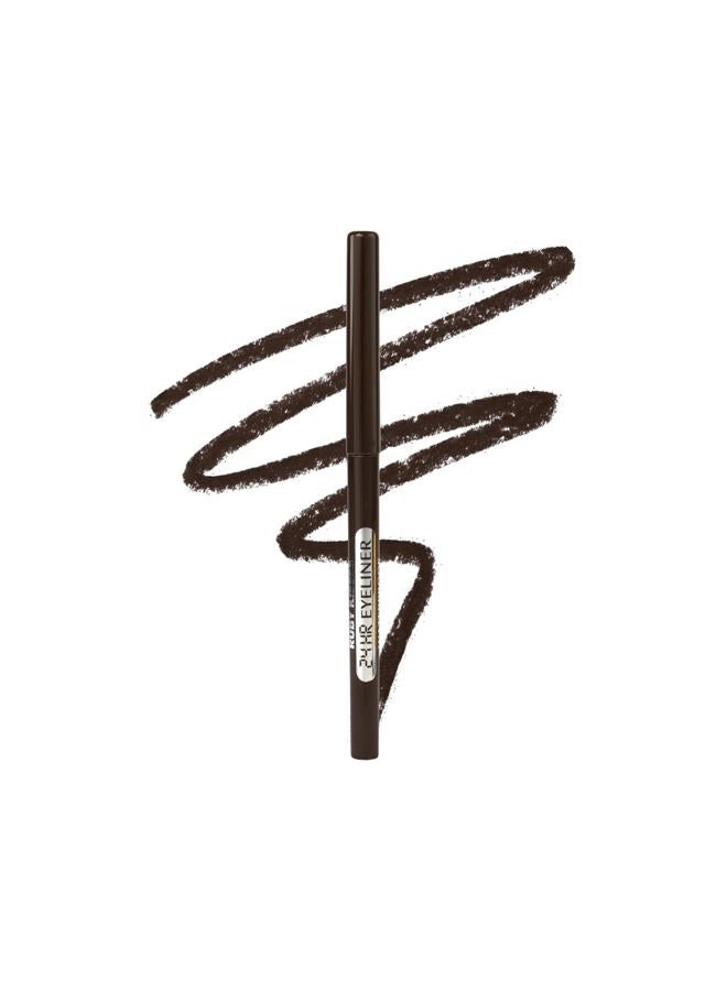 Ruby Kisses Pencil Eyeliner, Retractable Eyeliner, Waterproof, Smudge-Proof Eye Makeup, High Pigmented, 24H Long Lasting Eyepencil (Deep Brown) - Image 1