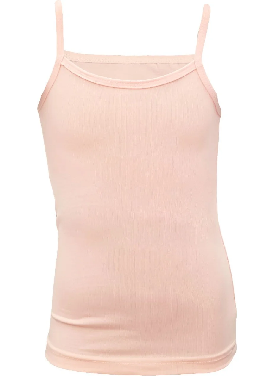 Onurel 5-Pack Girls' String Suspender Lycra Plain Patternless Undershirt
