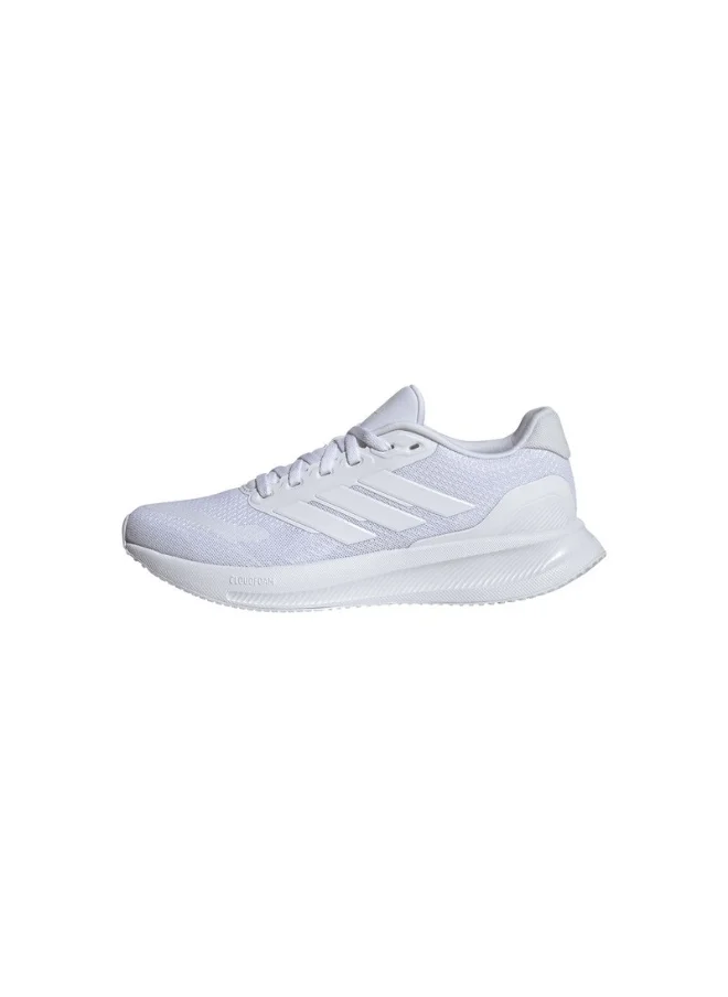 Adidas adidas RUNFALCON 5 W White Running SHOES for Women - 3.5