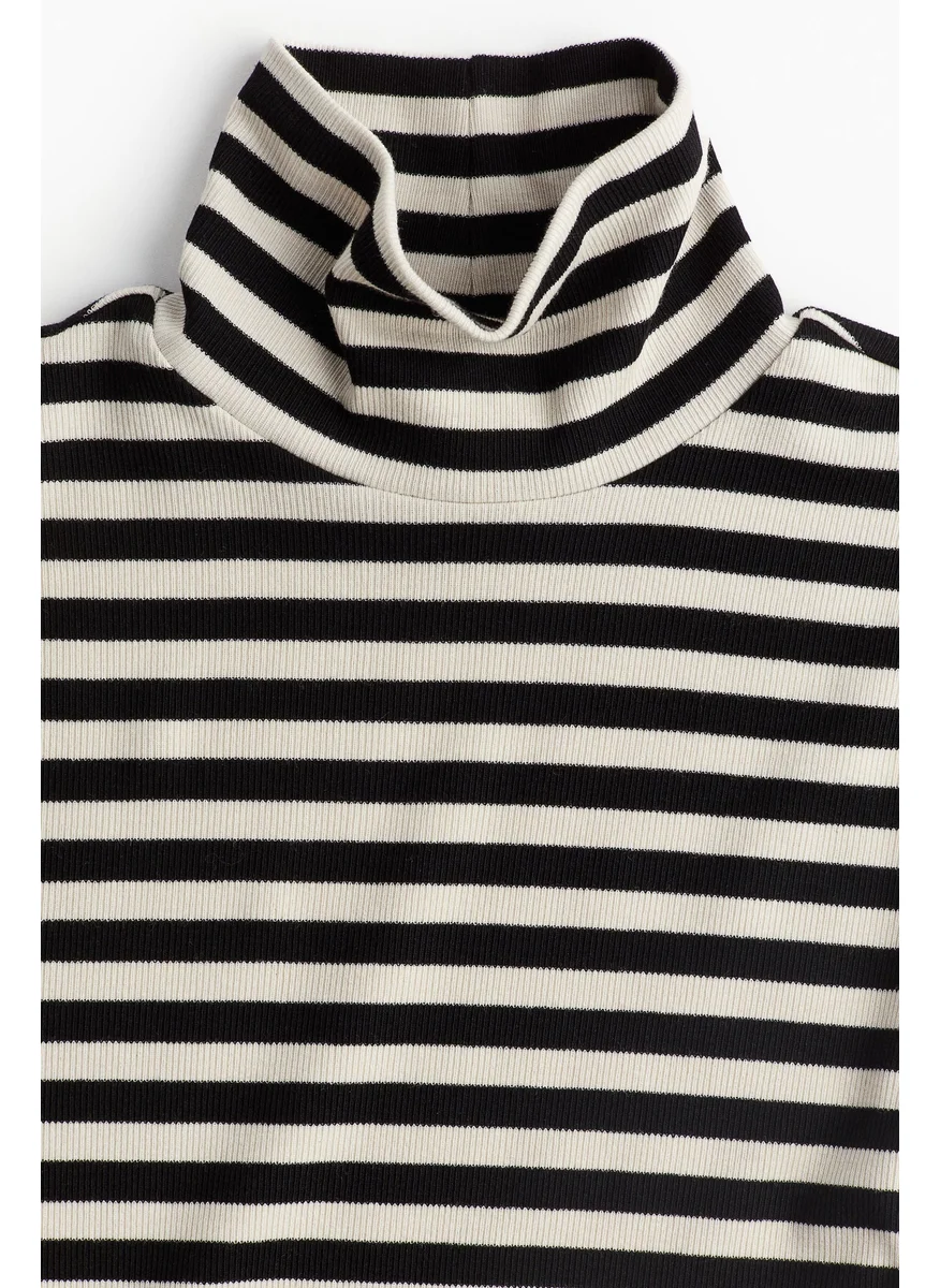 H&M Modal-Blend High Neck Top