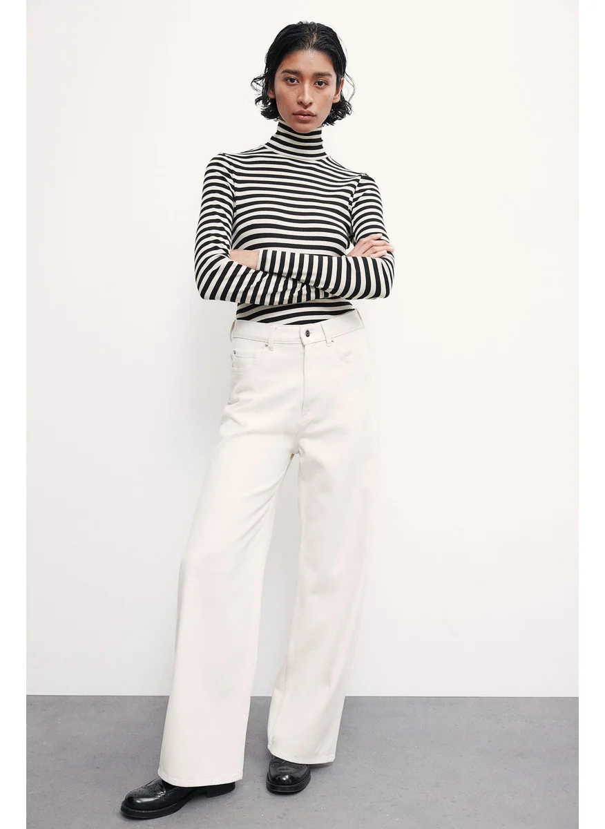 H&M Modal-Blend High Neck Top