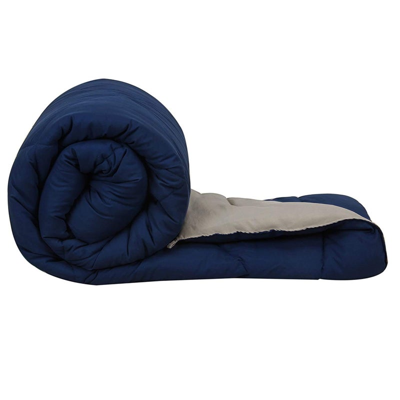 SVT Microfiber 200TC Comforter Single Bed_Grey Blue - Image 4