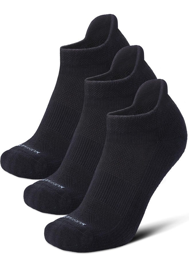 LEVSOX جوارب ضغط للكاحل من LEVSOX للنساء والرجال، جوارب رياضية مبطنة قصيرة من فسكوز الخيزران للجري - Image 1