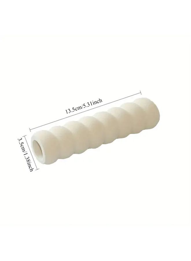 3pcs White Door Handle Protector Covers Soft Comfortable Anti Static Adjustable - Image 2