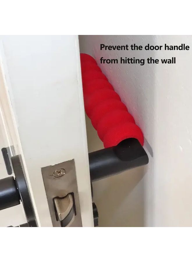 3pcs White Door Handle Protector Covers Soft Comfortable Anti Static Adjustable - Image 5