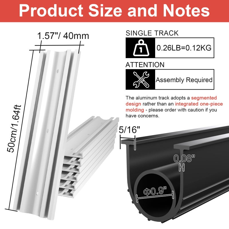 JOBON Garage Door Seals Bottom Rubber - Jobon 16.5 Ft Heavy-Duty Garage Door Weather Stripping Bottom Seal with Pre-drilled Aluminum Track Retainer Kit, Easy Installation for Home & Commercial - Image 4