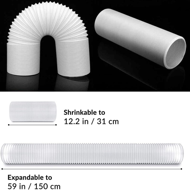 FFXWTSF Portable AC Hose 5.9" Diameter Exhaust Vent for Air Conditioners - Image 3