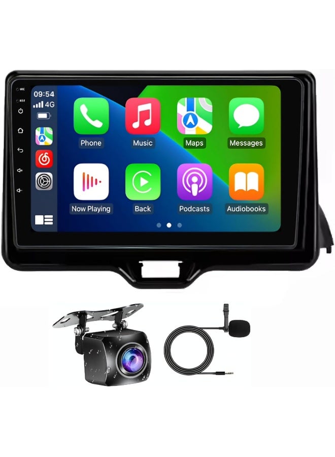 Vierex Toyota Yaris Car Stereo Android Screen 2022-2023 With Apple CarPlay Android Auto Wireless WiFi DSP AHD Camera Included Fast Interface QLED Quick Boot (4+32GB 8CORE) - Image 1