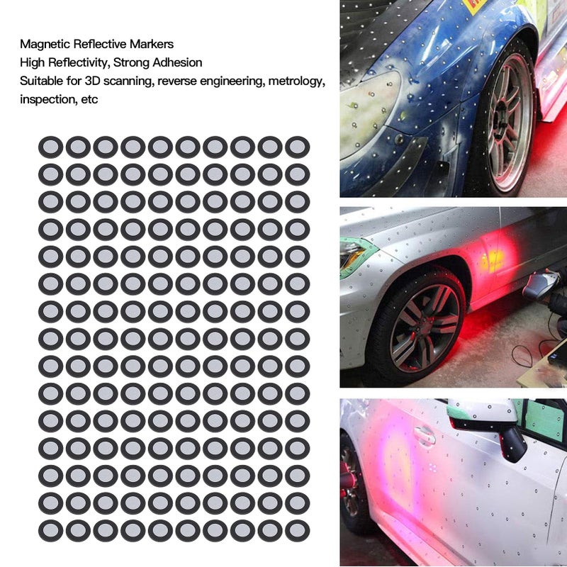 6mm Optical Tracking Markers 150Pcs Magnetic Diffuse Reflection Dots For 3D Scanner - Image 4