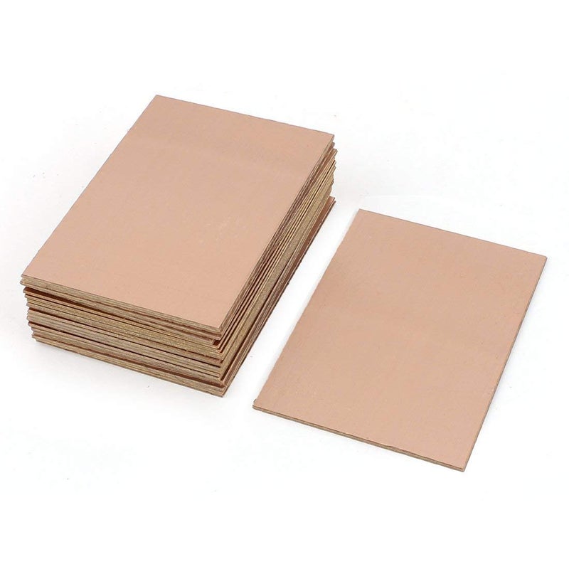 MCIGICM لوحة دائرة مطبوعة من MCIGICM FR-4 مغلفة بالنحاس، جانب واحد، 4 × 2.7 بوصة (10 قطع) - Image 1