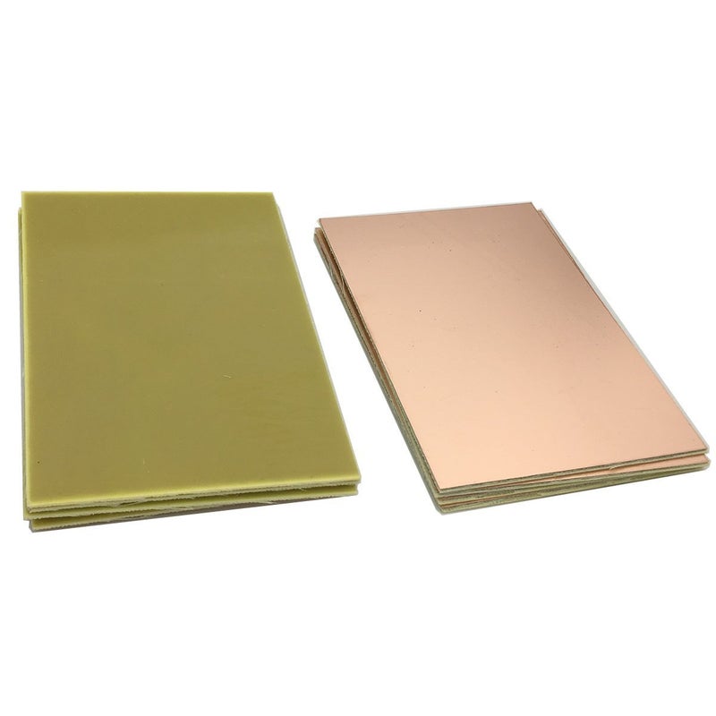 MCIGICM لوحة دائرة مطبوعة من MCIGICM FR-4 مغلفة بالنحاس، جانب واحد، 4 × 2.7 بوصة (10 قطع) - Image 2