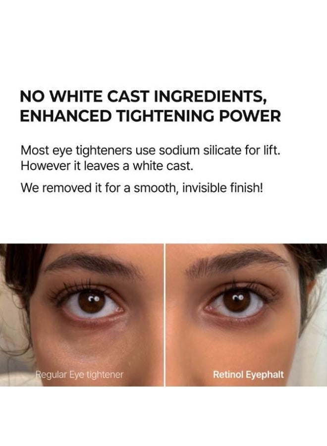 Eyephalt Retinol Eyebag Cream 10G– targeted retinol eye bag cream to visibly de-puff, smooth fine lines, and brighten the look of dark circles; lightweight, fast-absorbing under-eye treatment that hydrates, firms the eye contour, and refreshes tired eyes; suitable for all skin types; fragrance-free - Image 5