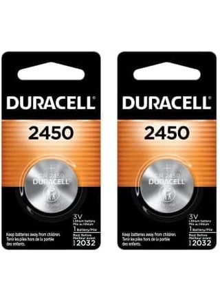 DURACELL 2450 3V Lithium Battery 1 Count Pack Lithium Coin Battery for Medical and Fitness Devices Watches and More CR Lithium 3 Volt Cell Pack of 2 - pzsku/Z63ADA134E3A267801067Z/45/1747233889/cd9d4b46-b5a8-4749-8ff2-656dc00b6826