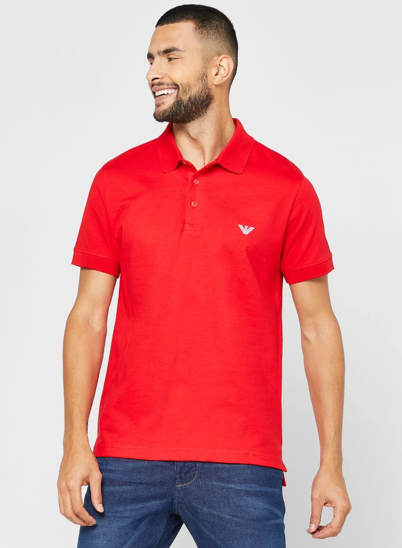 EMPORIO ARMANI Chest Logo Polo