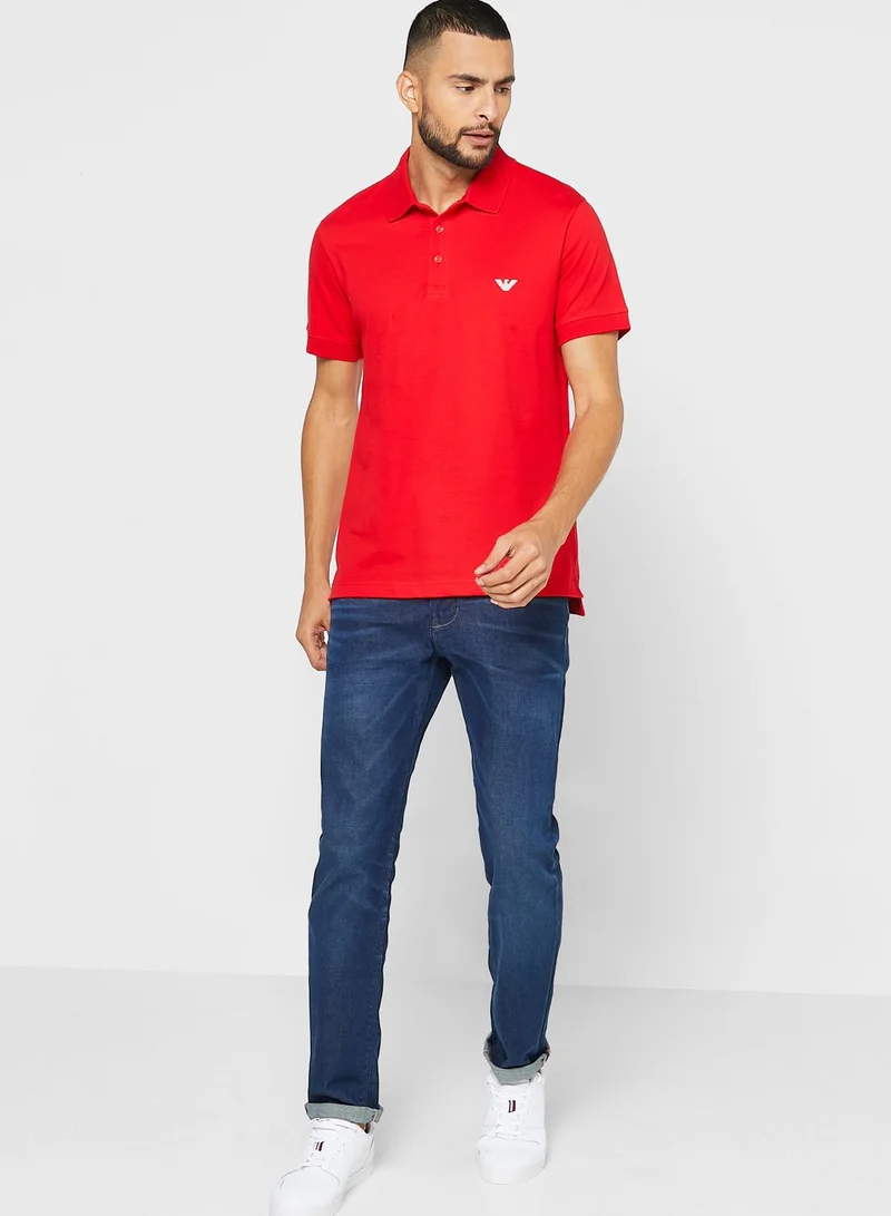 EMPORIO ARMANI Chest Logo Polo