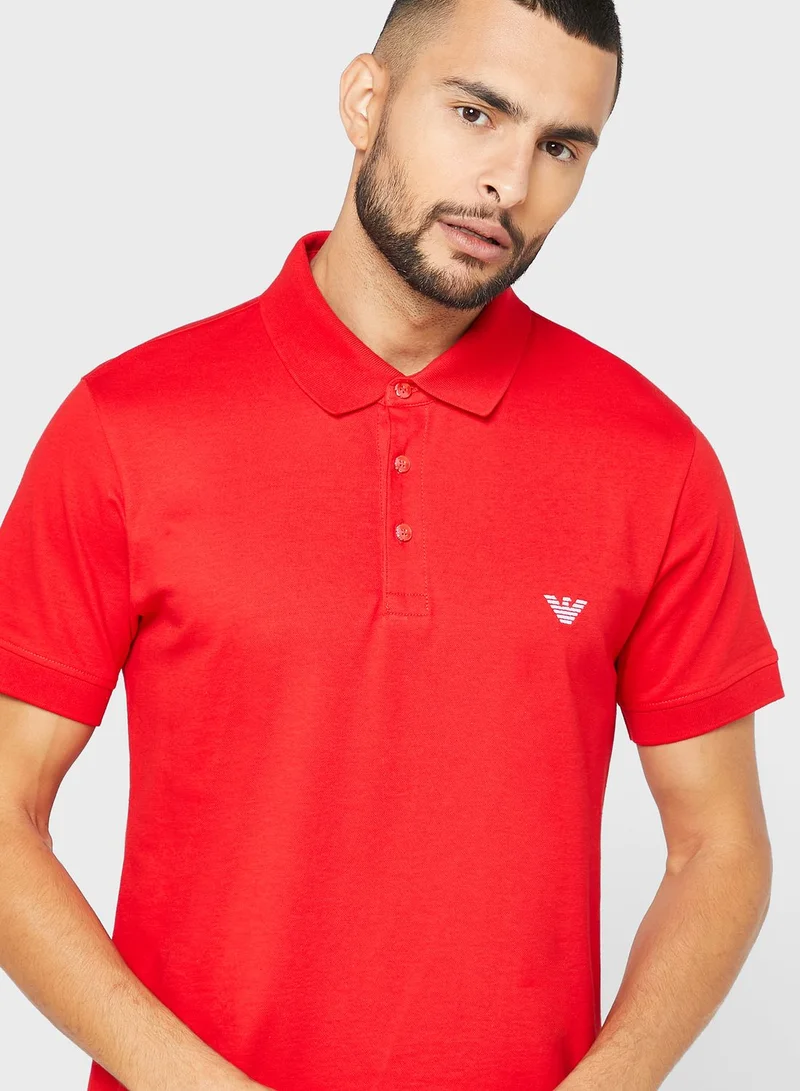 EMPORIO ARMANI Chest Logo Polo