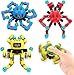 ASIOWELY Transformable Fidget Spinner Toys for Kids and Adults3 Pcs Sensory Toy for Boys Girl ADHD Stress Relief ToysFingertip Gyros Travel Toy Party Favors for Teens Birthdays Gifts Easter Present - Image 2